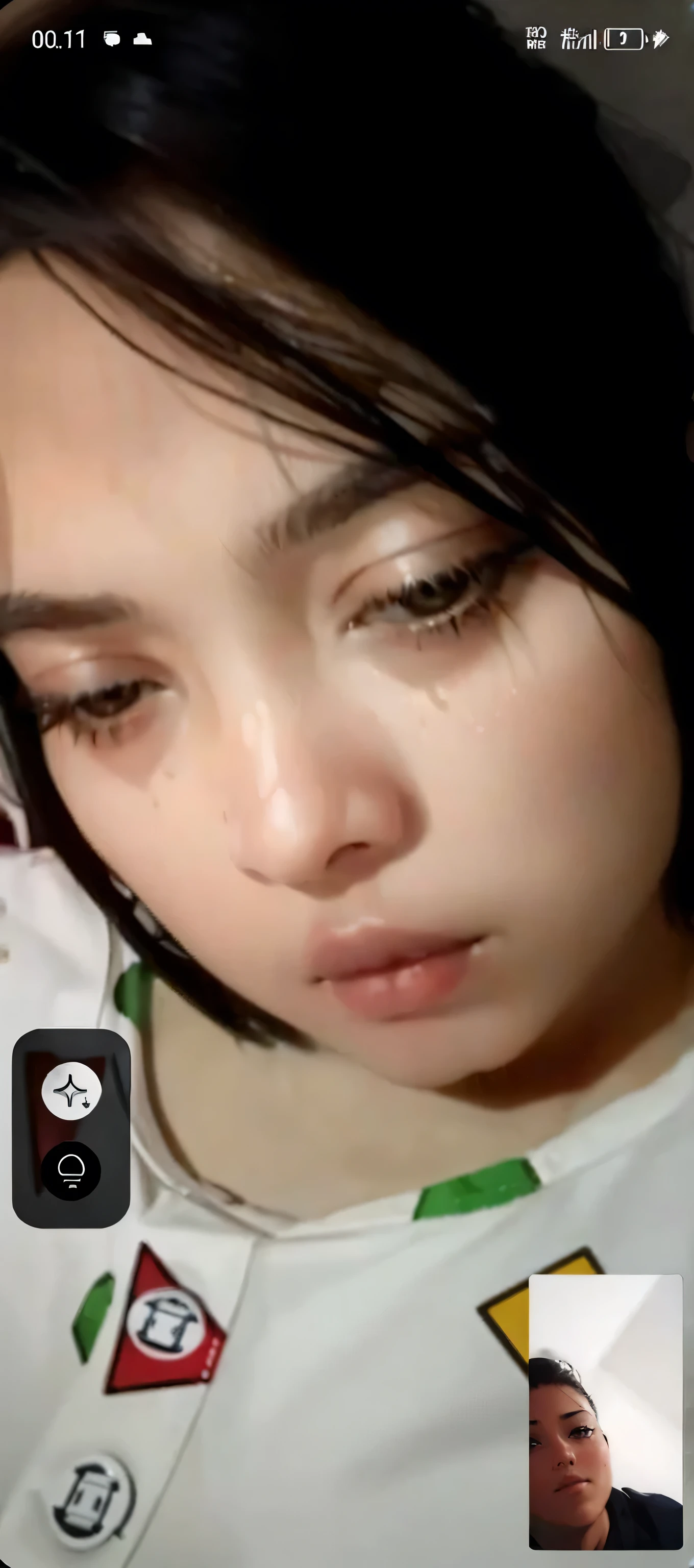 Make her face drip with ???
