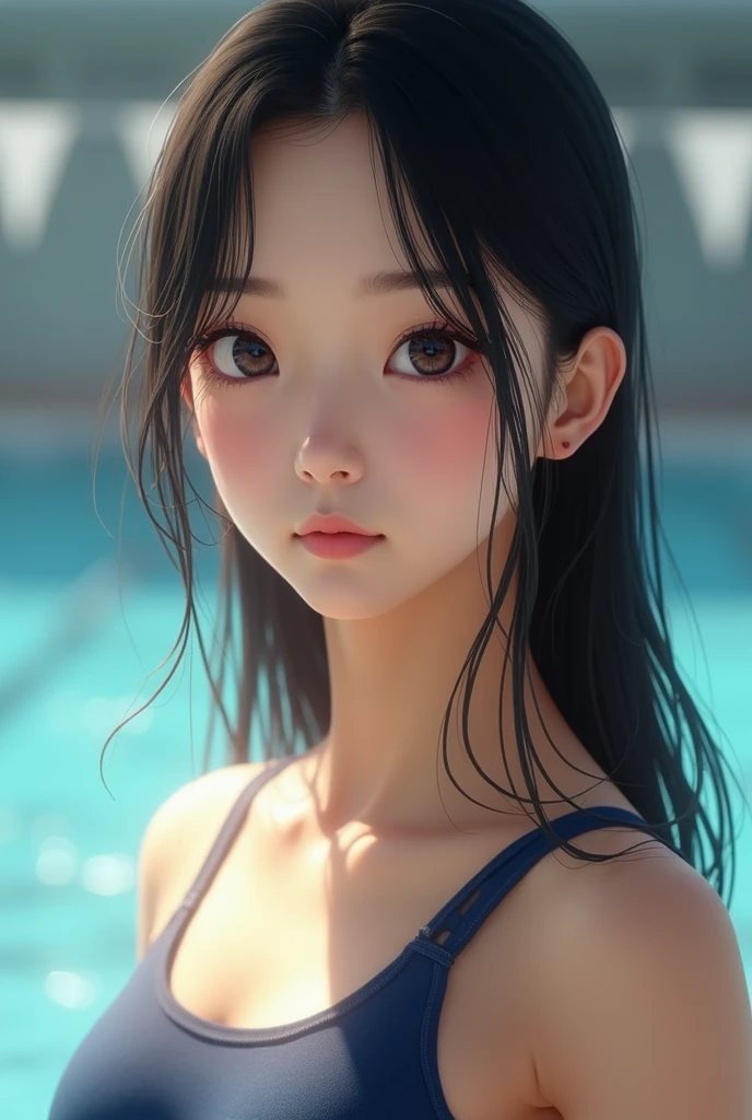 Highest quality、High resolution、Detailed Background、(Beautiful face in every detail:1.4)、Detailed facial expressions、Detailed eyes、Teenage beauty、Highly detailed face、(Huge breasts:1.2)、Perfect body line、Bobcut、ponytail、Twin tails、A sheer white sailor dress、Light blue sailor collar、My clothes are wet and transparent、Accentuate your cleavage、Panty Shot、Poolside、
(Two beautiful girls enjoying water activities at a water park.:1.5)