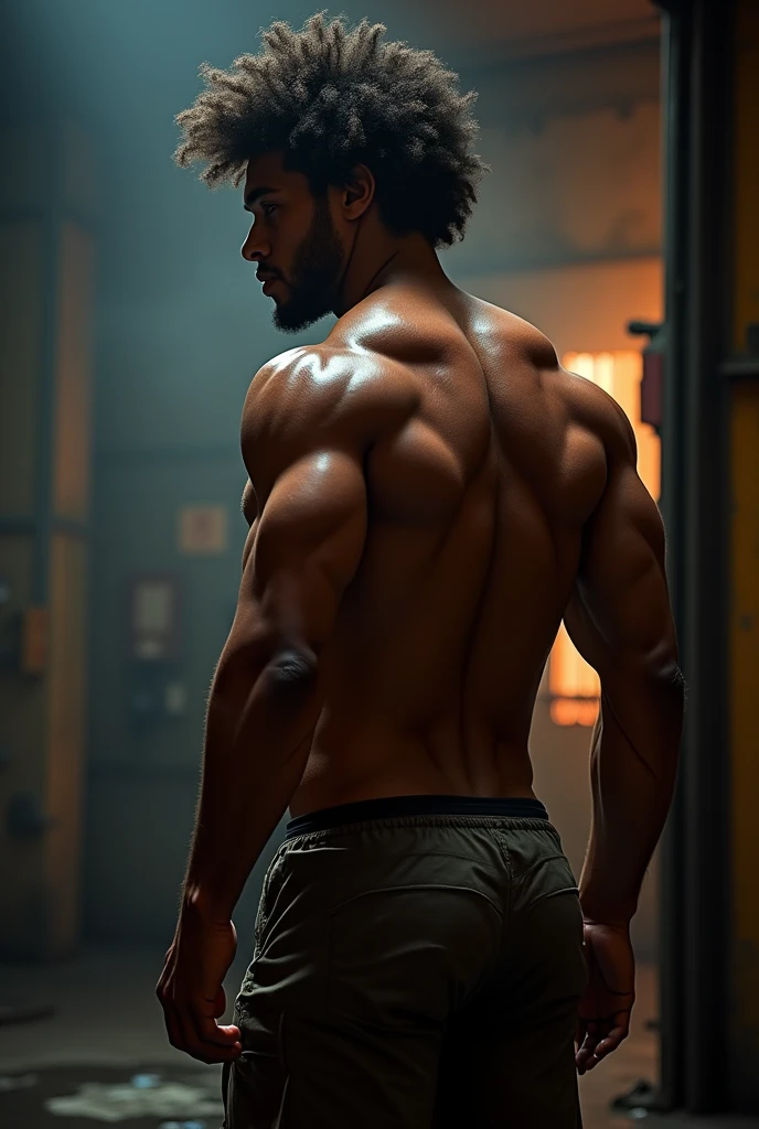(dois man kiss, Pay attention. Gigachad gonzalo gubero bobadilla musculoso con cara de shakira, profundamente enamorado del apuesto guerrero romano, kissing intensely handsome man Disney Prince dark black hair, ojos azules, cejas llamativas y rostro de cemento, piel de aceituna blanca, piel bronceada por el sol. Greek warrior demigod in a dark and moody starry sky) Viewed from a low angle