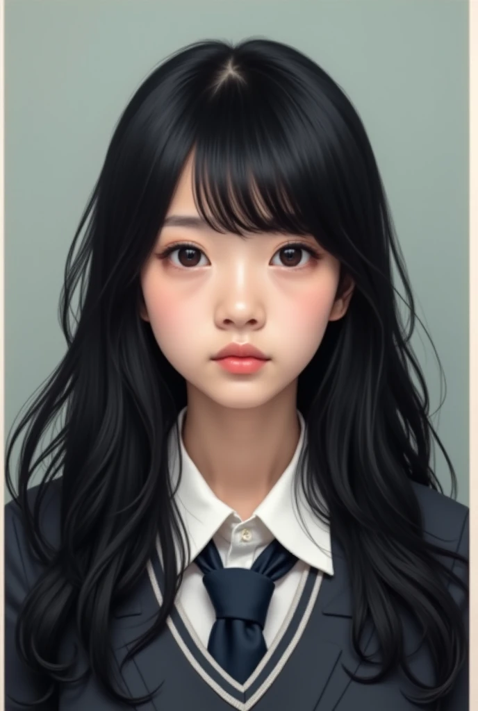 arafed woman with long black hair and a blue shirt, xision wu, Zhang Wanting, A young Asian woman, headshot profile picture, Li Zixin, gongbi, Young Asian woman, bursting head photo, Professional profile photo, photo of young woman, headshot portrait, portrait of christy ren, xintong chen, chengyou liu, jeremy cheung
