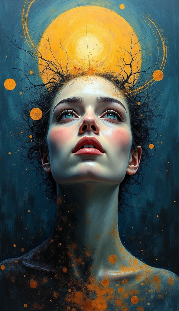 pintura de uma mulher com cabelo longo e um vestido branco, Beeple e Jeremias Ketner, Tom Bagshaw Estilo, Tom Bagshaw Retrato, Arte Tom Bagshaw, Anna Dittman, tom bagshaw. oil painting, Tom Bagshaw Estilo de Arte, Arte Estilo Tom Bagshaw, Artgerm Julie Bell Beeple, Yuri Shwedoff e Tom Bagshaw
