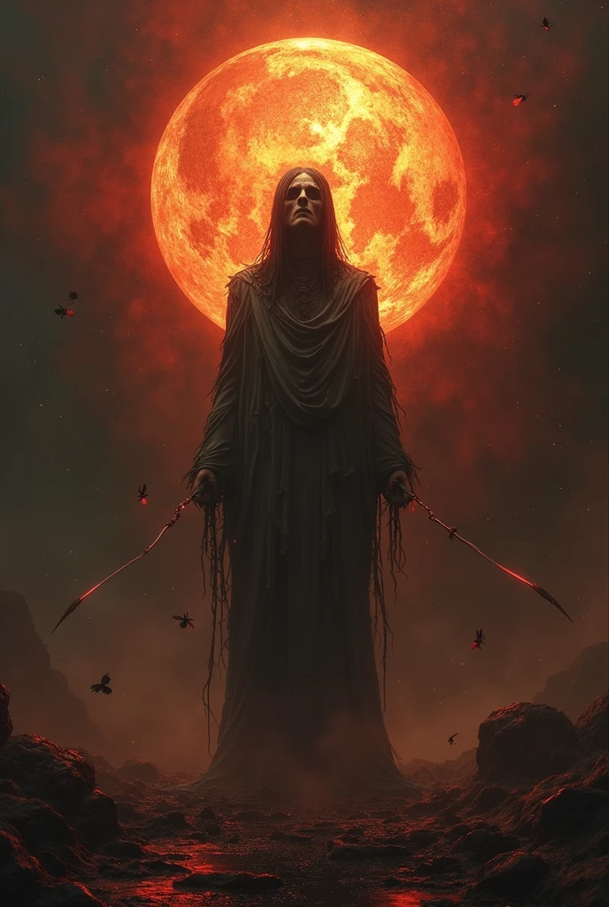 (epic:1.2), (creepy:1.2), (eerie:1.2), (mystical:1.2), (crimson red:1.2), (full body:1.0), BREAK,
(elf priestess:1.2), (pale:1.2), (long hair:1.0) (white hair:1.0), (praying:1.2), (closed eyes:1.2), (blood:1.2), BREAK,
(blood moon:1.4), BREAK,
(masterpiece:1.4), (beautiful and aesthetic:1.4)