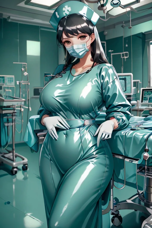 nurse uniform,hospital, latex nurse suit,nurses,busty,elbow gloves,labcoat,black hair woman,red eyes , gigantic ,medical instruments,asian nurse,two nurses,speculum,examination room,oversize ,big ass ,strap on, lay on table ,legs spreaded,giving birth,gyno chair , dentist,Milf,latex,red uniform,oversize breasts,diaper