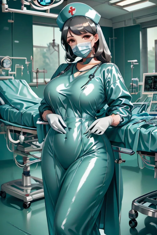 nurse uniform,hospital, latex nurse suit,nurses,busty,elbow gloves,labcoat,black hair woman,red eyes , gigantic ,medical instruments,asian nurse,two nurses,speculum,examination room,oversize ,big ass ,strap on, lay on table ,legs spreaded,giving birth,gyno chair , dentist,Milf,latex,red uniform,oversize breasts,diaper