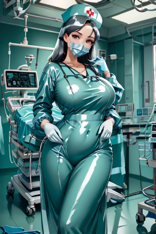 nurse uniform,hospital, latex nurse suit,nurses,busty,elbow gloves,labcoat,black hair woman,red eyes , gigantic ,medical instruments,asian nurse,two nurses,speculum,examination room,oversize ,big ass ,strap on, lay on table ,legs spreaded,giving birth,gyno chair , dentist,Milf,latex,red uniform,oversize breasts,diaper