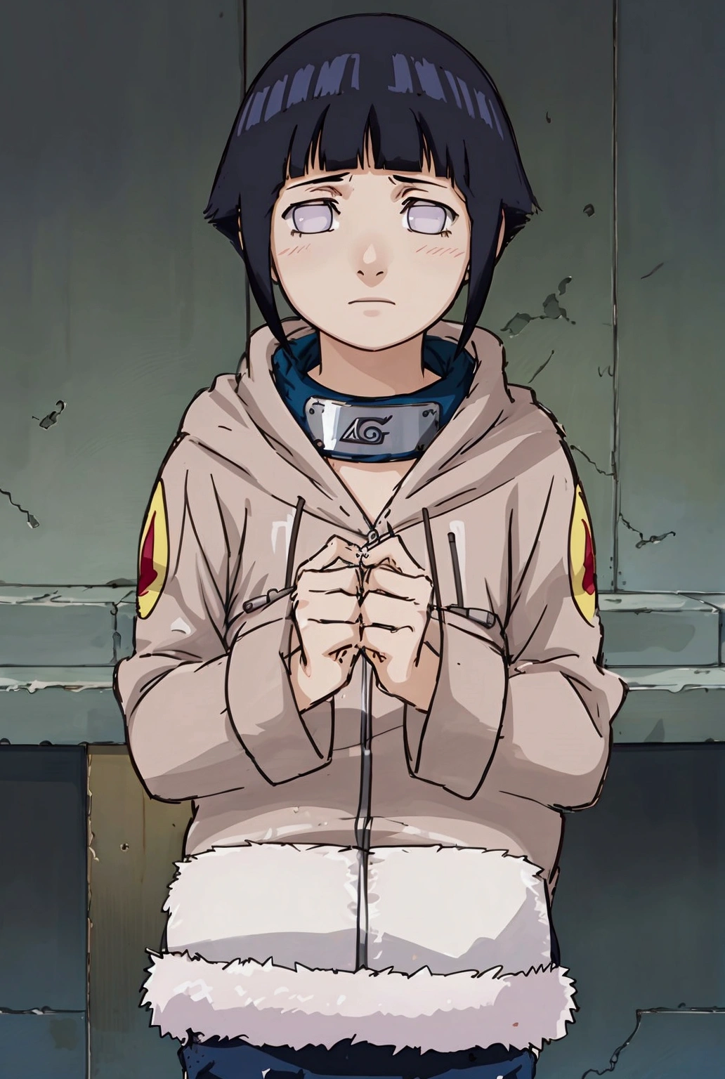 anime character with a hoodie and a hoodie on, hinata hyuga, hinata hyuga from naruto, by Shingei, from naruto, tataru, detailed fanart, official art, inspired by Kamisaka Sekka, in a hoodie, rin, naruto artstyle, pain from naruto, zerochan, sasuke uchiha, hana yata