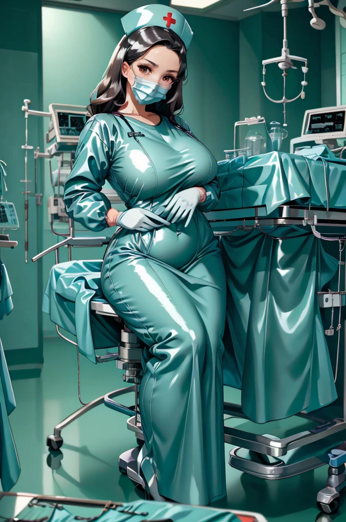 nurse uniform,hospital, latex nurse suit,nurses,busty,elbow gloves,labcoat,black hair woman,red eyes , gigantic ,medical instruments,asian nurse,two nurses,speculum,examination room,oversize ,big ass ,strap on, lay on table ,legs spreaded,giving birth,gyno chair , dentist,Milf,latex,red uniform,oversize breasts,diaper