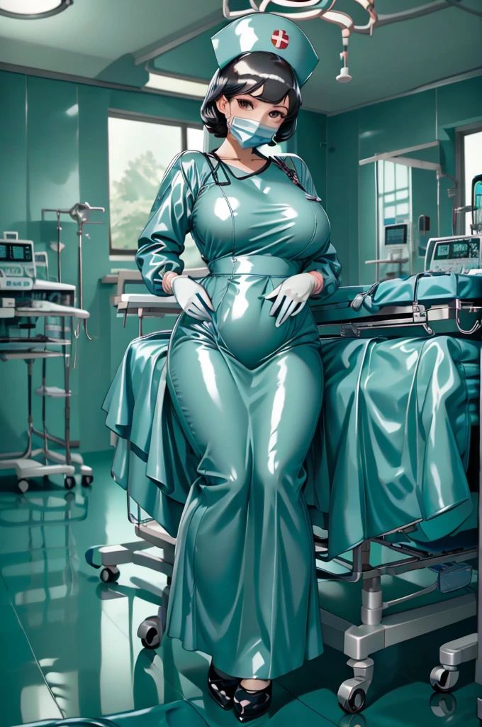 nurse uniform,hospital, latex nurse suit,nurses,busty,elbow gloves,labcoat,black hair woman,red eyes , gigantic ,medical instruments,asian nurse,two nurses,speculum,examination room,oversize ,big ass ,strap on, lay on table ,legs spreaded,giving birth,gyno chair , dentist,Milf,latex,red uniform,oversize breasts,diaper