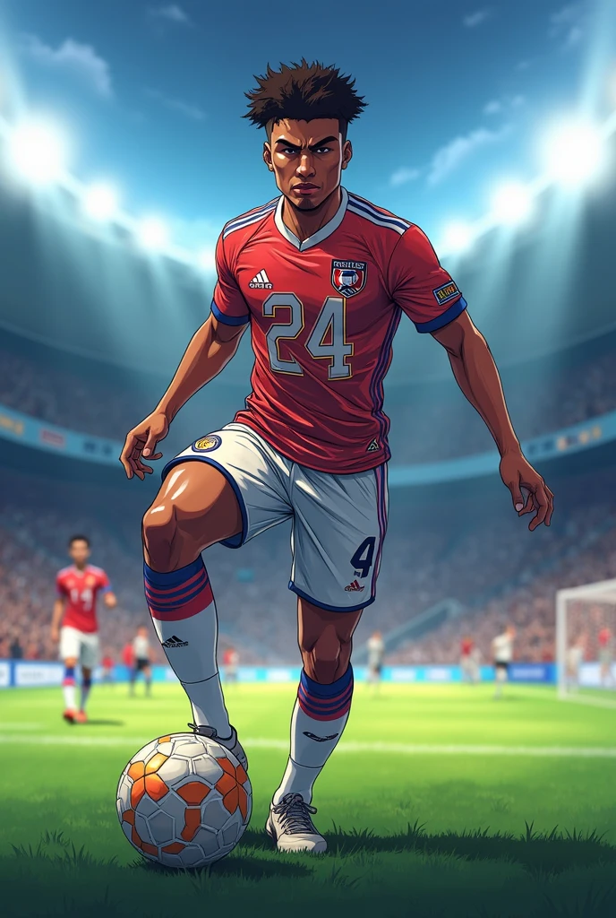 Kilua with Flamengo shirt