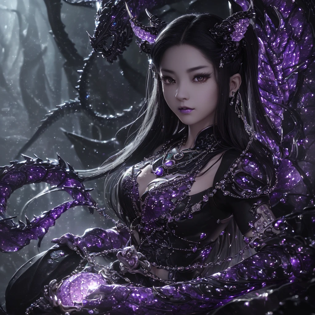 Tentacle , NSFW, Asian girls are suitable for slim young men, NSFW, Tentacles wrapped around her body, Get her, Wear a mini bikini, Abs navel, Slender figure, Perfect body, Abs, thigh highs, Glowing dark fantasy stomach, Extremely high detail, Realistic, Photoreal, Wet skin, Horror, Stuck, Trapped