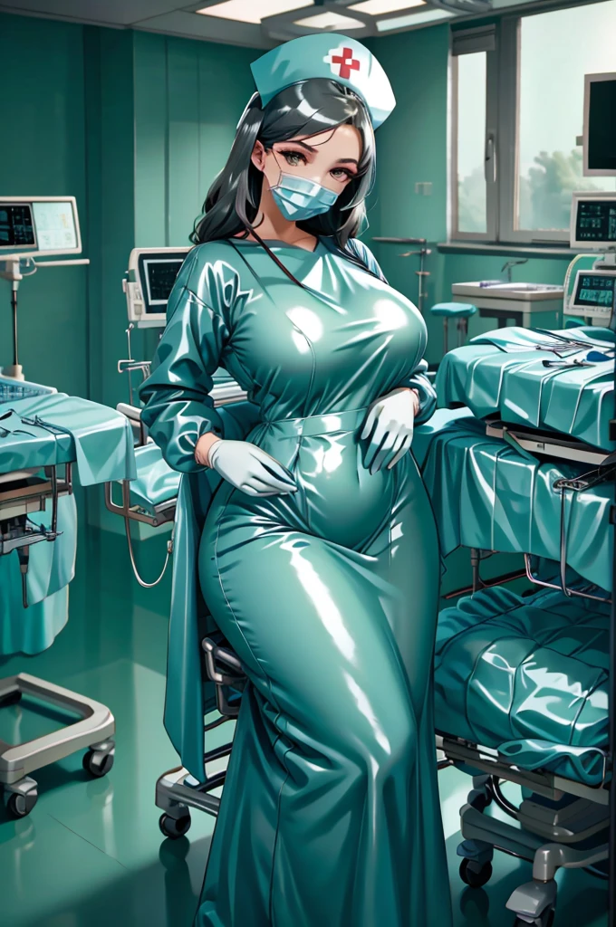 nurse uniform,hospital, latex nurse suit,nurses,busty,elbow gloves,labcoat,black hair woman,red eyes , gigantic ,medical instruments,asian nurse,two nurses,speculum,examination room,oversize ,big ass ,strap on, lay on table ,legs spreaded,giving birth,gyno chair , dentist,Milf,latex,red uniform,oversize breasts,diaper