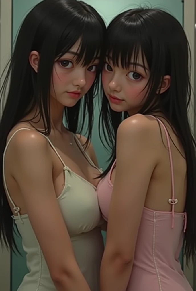 Movie Avatar, Several native women (Navi) are investigating a box of sexy lingerie and dildos. Girl girl lust. Lesbian caresses. Kissing. Sexual exploration