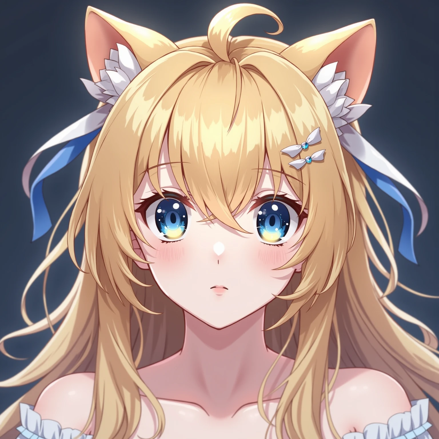 (HDR:1.16), (highly detailed beautiful woman:1.16), (photo realistic:1.16), (fade:1.22), (high contrast:1.16), (intensive shadows:1.16), (depth effect:1.16), (high saturation:1.16), utrarealistic, (photorealism:1.05), (cinematic lighting:1.05), realism, (watercolor background:1.16), (sharp focus:1.1), (sharp details:1.1), (highlights:1.16), (sharp image:1.1), extremely realistic, detailed realism, realistic shadows, overexposure, (masterpiece:1.16), (best quality:1.16), (extremely detailed CG:1.16), (8k_wallpaper:1.16), an extremely delicate and beautiful, detailed light, beautiful detailed girl, beautiful detailed glow, (detailed face:1.16), (beautiful detailed eyes:1.1), nsfw, short kimono, open shoulders, narrow face, big beautiful eyes, highly detailed eyes, very long eyelashes, gems in eyes, hearts in eyes, highly detailed face, white heart on cheek, long pale blonde hair, thick hair, (messy hair:1.16), white flower in hair, hair between eyes, big fox ears, big fox tail, (violet flower in hair:1.28), (horns:1.1), (waist-high:1.16)