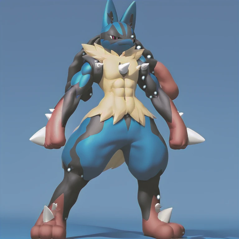 cool,abs,6 pack,abs,lucario,male,male,nice,lucario,undulation,bounce,There&#39;s something like a white thorn on my chest,White thorn-like things on the backs of both hands,3D,real,My hair is fluffy,My hair is fluffy、fluffy body hair,fluffy body hair,Combine your hands and make waves(((Something like a genkidama)))is putting out,looking at the camera