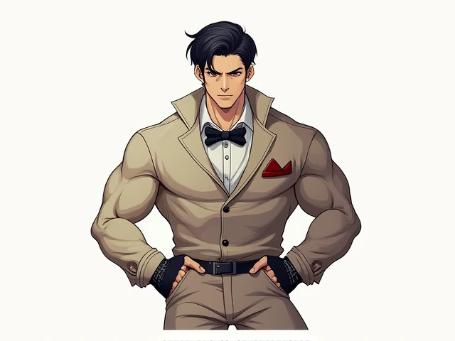 Boys dressed in fashionable clothes,Show off a perfect waistline and a tall and straight figure