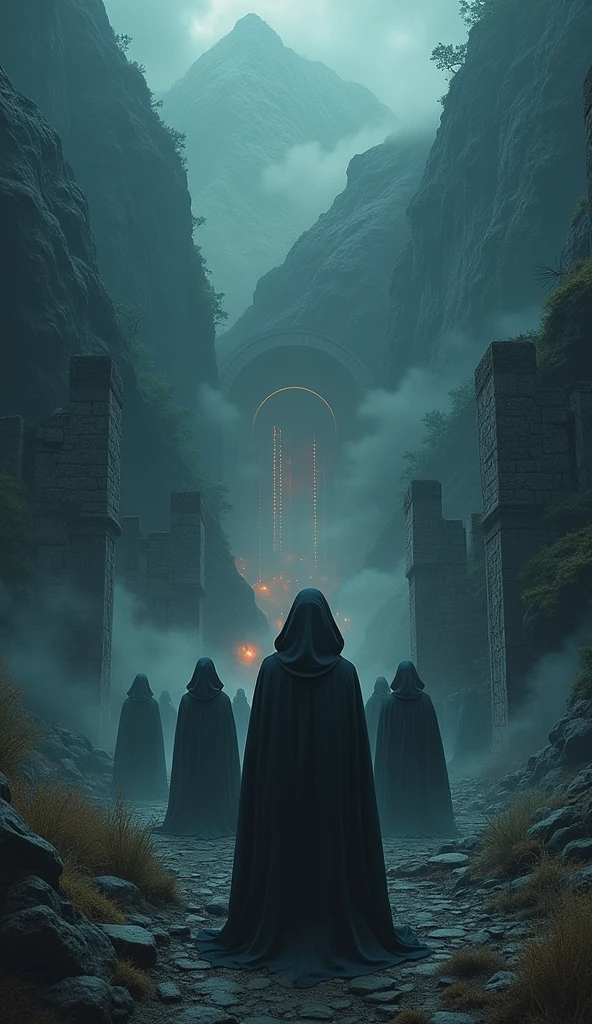 High detail painting of a gorgeous (jssnlsn woman:1.2) <lora:Jssnlsn1:0.6> in a (b3ks1nsk1:1.1) style <lora:Beksinski2:0.5> landscape,
(haze, bones, smoke, corpse, creature:1),
8k high definition, highest quality, masterpiece, best quality, 8k, HDR, ultra-detailed, amazing, intricate,
(fog, structure, ominous, brown, sky, tombstones, tissue, decaying, backlit, bright, cracked, mysterious figure, crucifix, towering, silhouette, cliffs, orb, pillars, glowing, floating, massive, pathway, walls, gateway, portal, fossils, clamoring, cloak, hooded, monolith, moon:1),