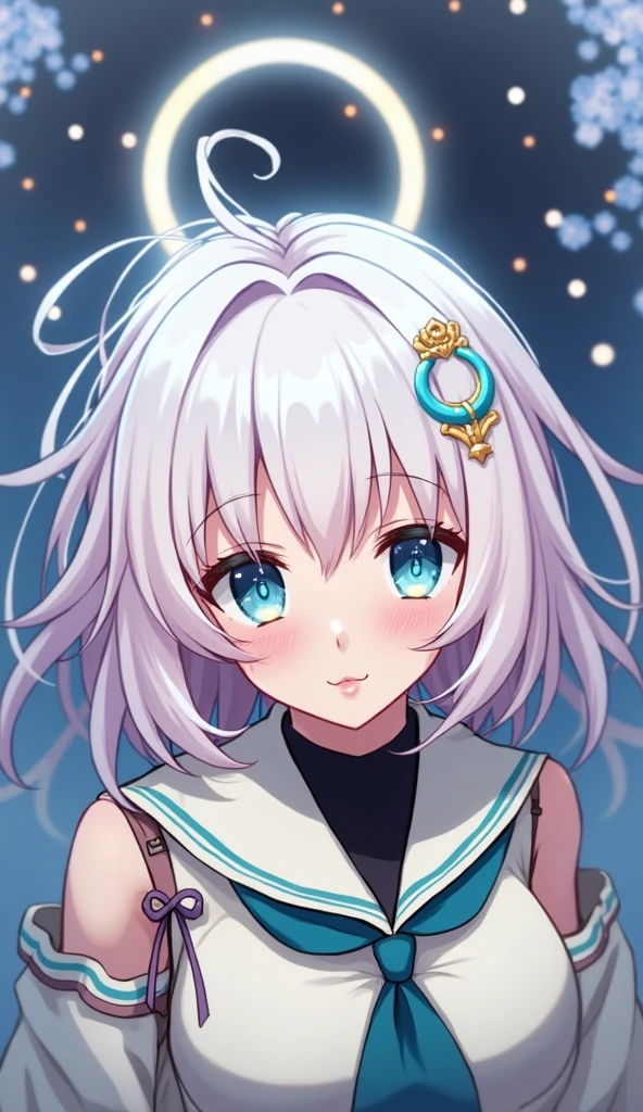 animemanga girl, Official artwork, cheerfulness, very high res, future, album covers, Official anime artwork, anime key visual, Beautiful, promo art, illustration, Vivid, offcial art , the wallpaper, Grand, Anime，key visual, Anime，Angel wings，White-haired god，Guweiz on Pixiv，angelicales