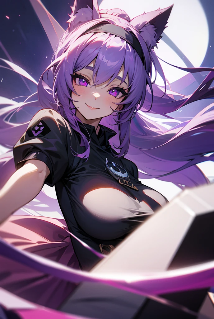 (((My clothes are torn and I can see my nipples)))、surprised表情、I'surprised、(Witch Costume:1.2)、(((It'explode)))、light purple hair、Pigtails、hair ribbon、(Research room:1.2)、(burnt)
