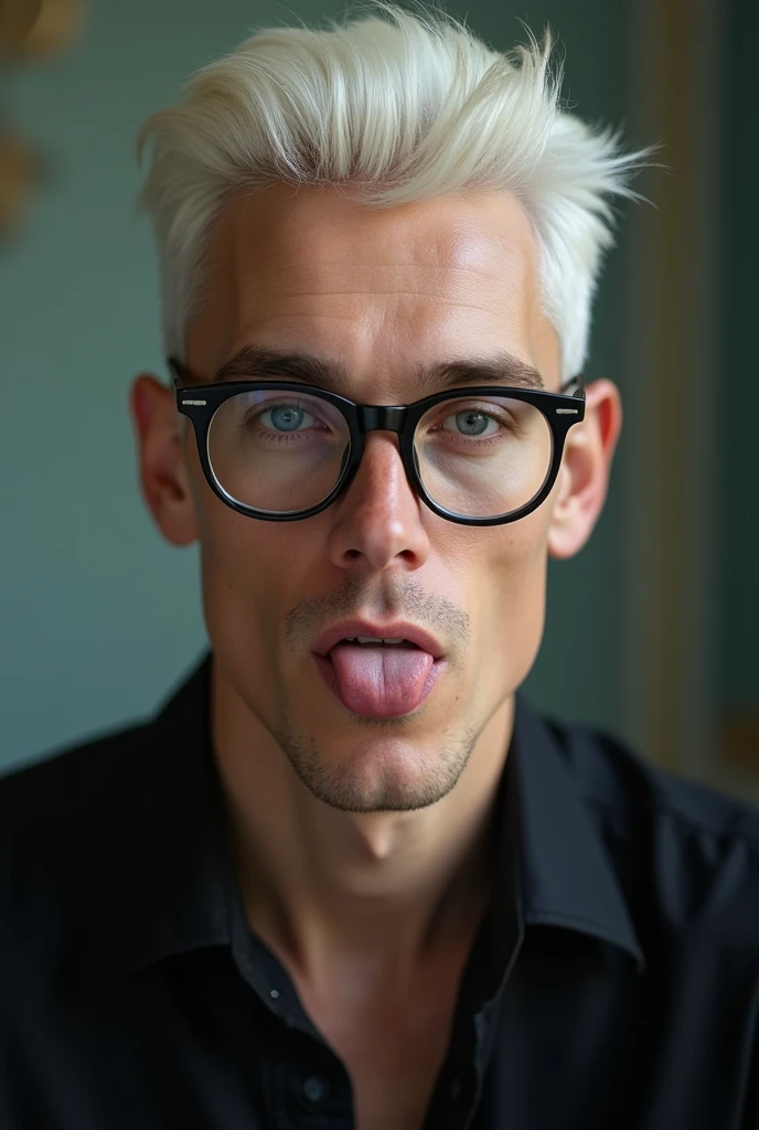 white hair, 3 guys, short hair, guy with white hair, 30 years old, love, big cock, long cock
