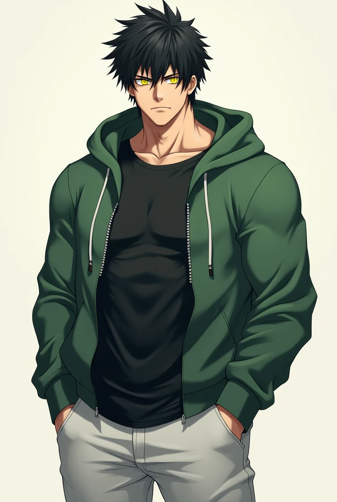 1boy, muscular lean,jacket, rain, outdoor, shirtless , open jacket, chain, backpack, looking at another, flowing hair, trending on artstation, 8k resolution, highly detailed, anatomically correct, sharp image, digital painting, concept art, trending on pixiv,