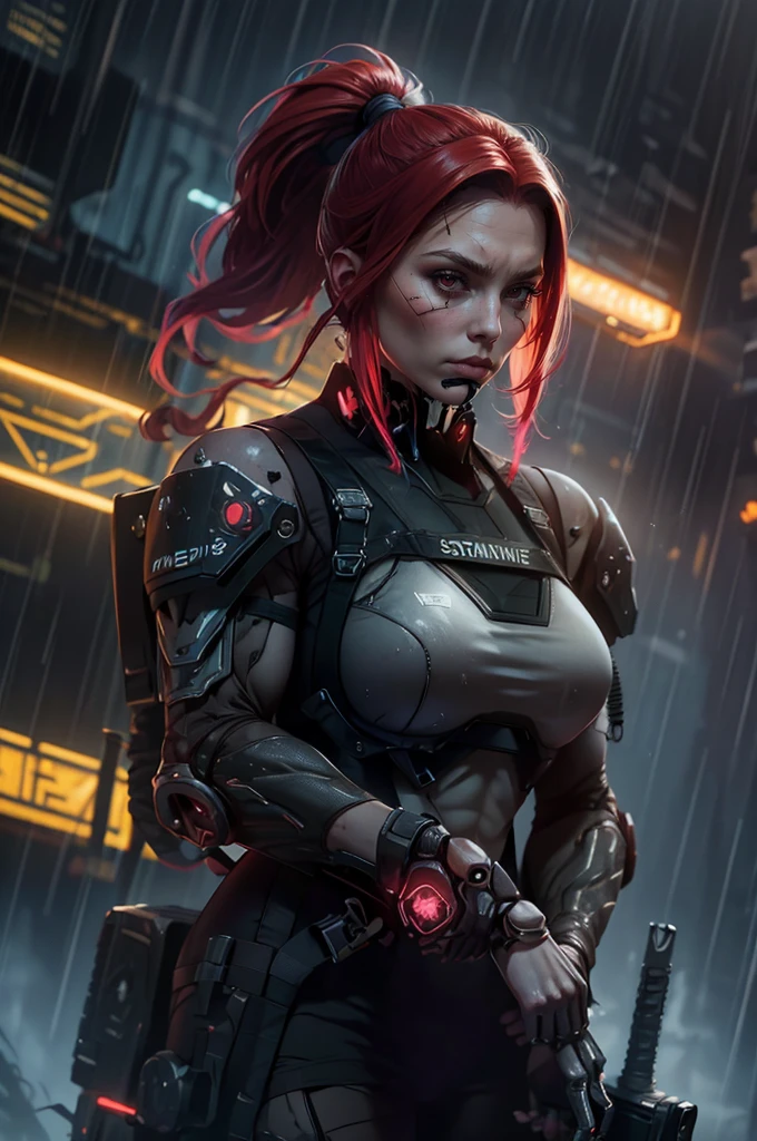 Postapocalyptic combat scene with a Beautiful hyperrealistic photograph of cute Young woman (((with Runic tattoos as a Combat Medic))), ((dirty face Blood splattered)), (((wearing Black Assault mecha armor, combat harness, Neon highlights, holding a assault rifle))) Short Blonde Dreadlocks, combat pose, (((Tending to Injured Soldiers))), exterior of Destroyed building, Fires, Smoke, debris, Camo netting, Ammo Boxes, Rain, Stormy, Wet, abstract beauty, near perfection, burning scene in the background, the forest is on fire, winner of the year's best photo, the world on fire, post-apocalyptic hellscape military photography, photo epic of the year, fire on the horizon, epic cinematic shot, pure form, intricate detail, 8k post-production, High resolution, super Detail, trending on ArtStation, sharp focus, studio photos, intricate detail, Very detailed, By Greg Rutkowski,a 1girl, 20years old, хмурая, (Appearance in the style of cyberpunk: Red hair gathered in a ponytail, Tactical Points, Combat black jumpsuit made of kivlar, In the hands of two sharp swords), against the backdrop of destruction and corpses of enemies, city  of the future, ultradetail, hyper realisitc, proportionally, Composition in the center, full length,Postapocalyptic combat scene with a Beautiful hyperrealistic photograph of cute Young American woman with Runic tattoos, ((dirty face Blood splattered)), (((wearing full heavy mecha armor, combat harness, Neon highlights))) Short Red Dreadlocks, combat pose, (((Holding on to the side of a combat Sci-Fi Combat helicopter))), exterior of Destroyed building, Fires, Smoke, debris, Camo netting, Ammo Boxes abstract beauty, near perfection, pure form, intricate detail, 8k post-production, High resolution, super Detail, trending on ArtStation, sharp focus, studio photos, intricate detail, Very detailed, By Greg Rutkowski,Human female character, with long black hair, eye white, white skin color, not very feminine black fighting clothes.
