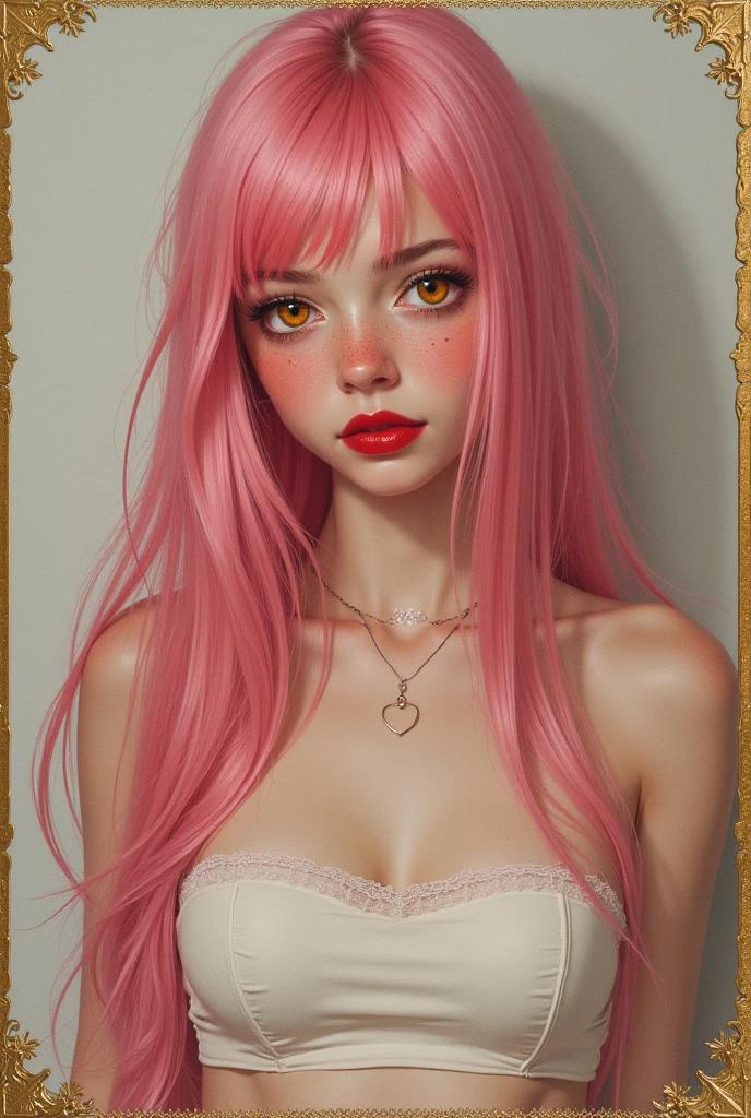 who is height 1.49 pink hair black glasses pink eyes an extremely blushing naked and that she is an extremely shy girl a bed that is being made love to her penis her vagina