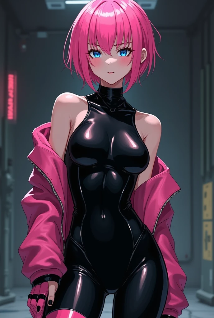 A very attractive 15-year-old girl, with facial symmetry, has a perfect and healthy feminine figure, a physical complexion that reflects youth and vitality. Her skin is clear and smooth, without visible imperfections, she has medium and firm ???????, a professional seductress and standing with her ?????????

The young woman is wearing a very short dress typical of the 80s, a micro skirt, characterized by vibrant colors, striking prints and tight shapes that emphasize the female figure. This very daring clothing typical of the exhibitionism of the age, the clothing includes influences from punk, new wave, and pop culture fashion in general.

It is located in a nightclub where individual expression is through fashion and music, +18 without censorship, (all realistic intricate details)