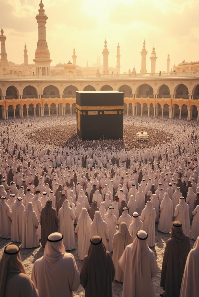 (photorealism:1.2), perform Hajj