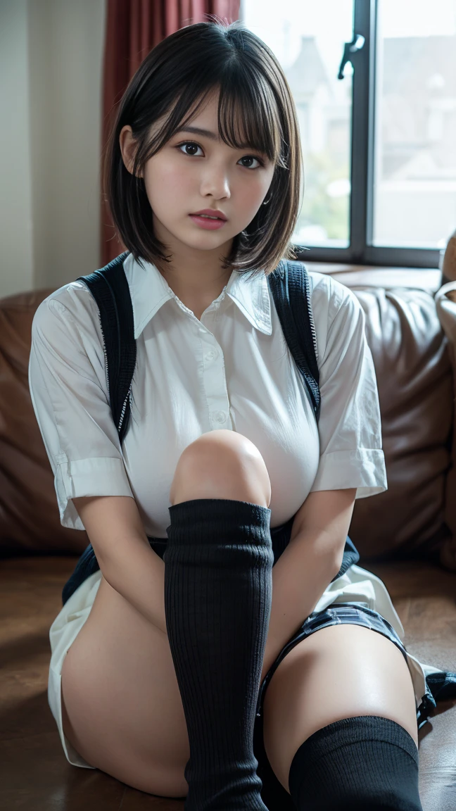 Anime girl with big