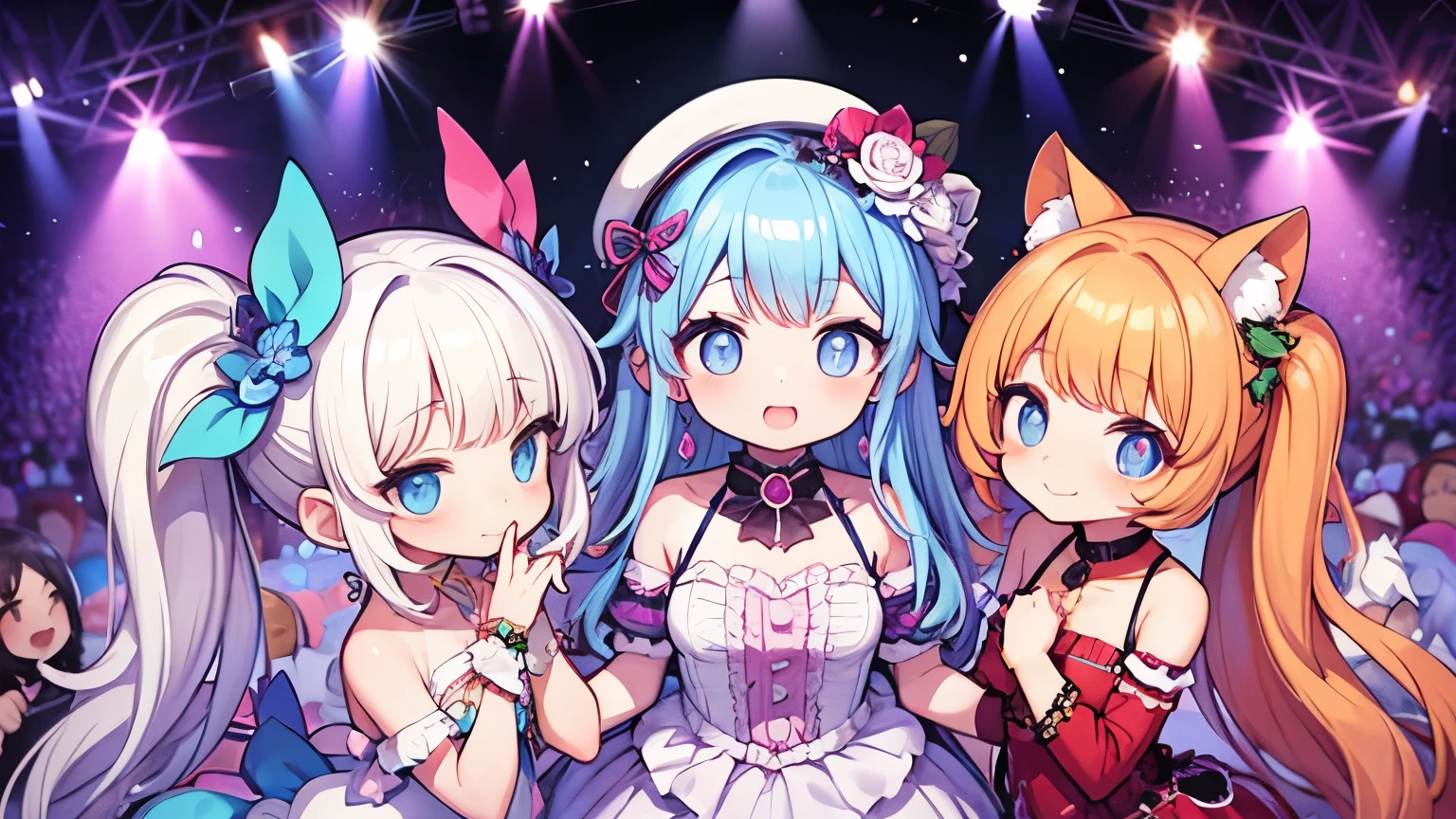 (Highest quality)pantiesをはいている女の子、3 people々is lined up、underwear、panties、臀部3 people々is lined up、pantiesをはいた女の子3 people々is lined up、In underwear、みんなpantiesを履いている、ピンク色のunderwear_Black lace decoration、She's sticking her ass out here、Fullback panties、全員underwear姿、Undressing、Butt fully exposed、Miniskirt