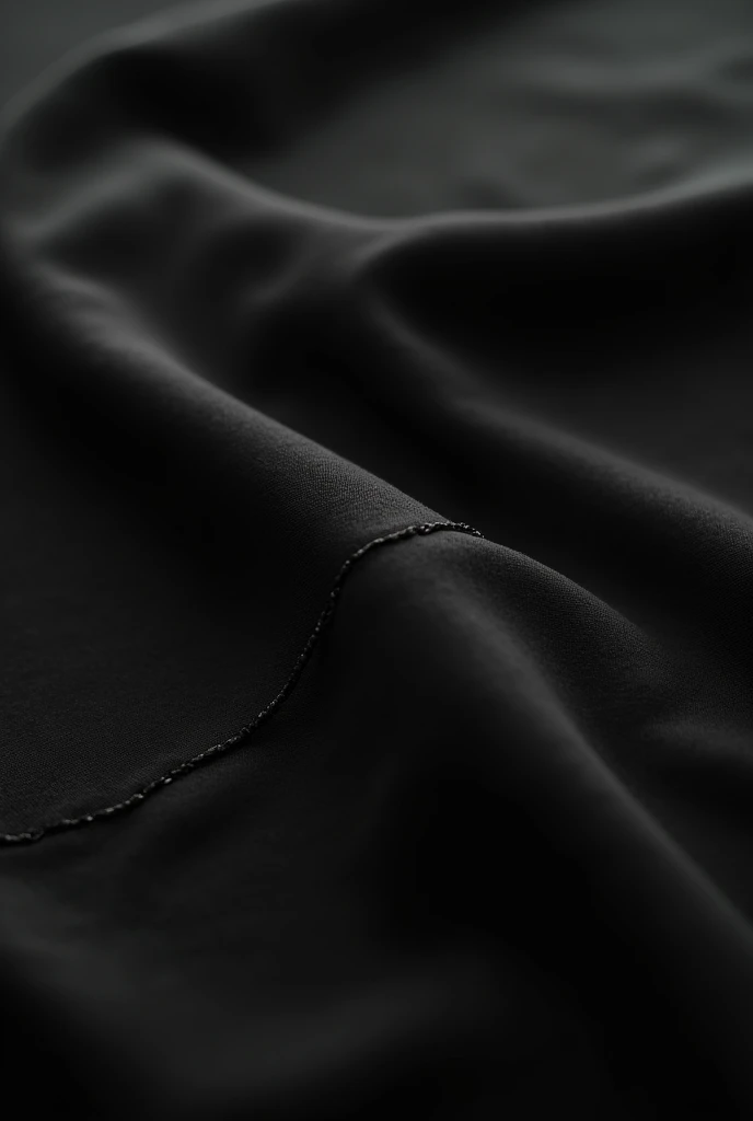 Create a close-up image of a section of a women's blazer made from the highest quality fabric. The fabric should have a luxurious and refined texture, reflecting the craftsmanship of high-end fashion brands. Ensure the image captures the fine details of the material, such as its smooth finish and subtle sheen. Include a small, elegantly designed N'Lin brand tag discreetly attached to the garment. The overall presentation should convey sophistication and premium quality, similar to the style of leading fashion brands like Chanel and Gucci. The lighting should highlight the fabric's texture and the brand tag clearly, showcasing the garment's attention to detail and luxury.