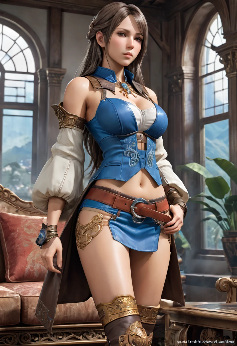 (Golden Ratio,Tabletop, Best Quality, Best Quality, beautifully、beautiful:1.2), Very detailed, colorful,Best details, (adult,1,One Japanese Girl, Alone, Final Fantasy 12 Ashelia, Long Hair, Straight Hair,dark brown hair, Asheria Costume, Big Breasts:1.3 , 20m rise mini skirt,{{{Sit on the living room couch with your knees raised, Spread your legs:1.4}}},{{{Skirt Lift:1.5, Showing off her French cut panties:1.4,Camel Toe:1.25}}},Thigh-high boots, Thighs Thighs Thighs Thighs, gem,A look of contempt,See the trash,Red cheeks:1.2,Trying to trample,From directly below:1.5,Look back over your shoulder,Look back over your shoulder:1.4,Look back over your shoulder1.4,Look back over your shoulder:1.4,Squat:1.4,Spread your legs,Look back over your shoulder,Look back over your shoulder:1.4,Look back over your shoulder1.4,Look back over your shoulder:1.4,Squat:1.4,Spread your legs, from below,very bright office,fantasy,