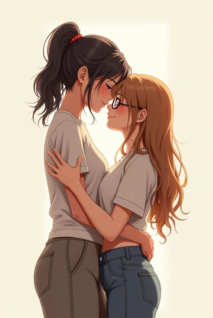 2 girls grabbing each other&#39;s ass, Nude, in public, open anus
