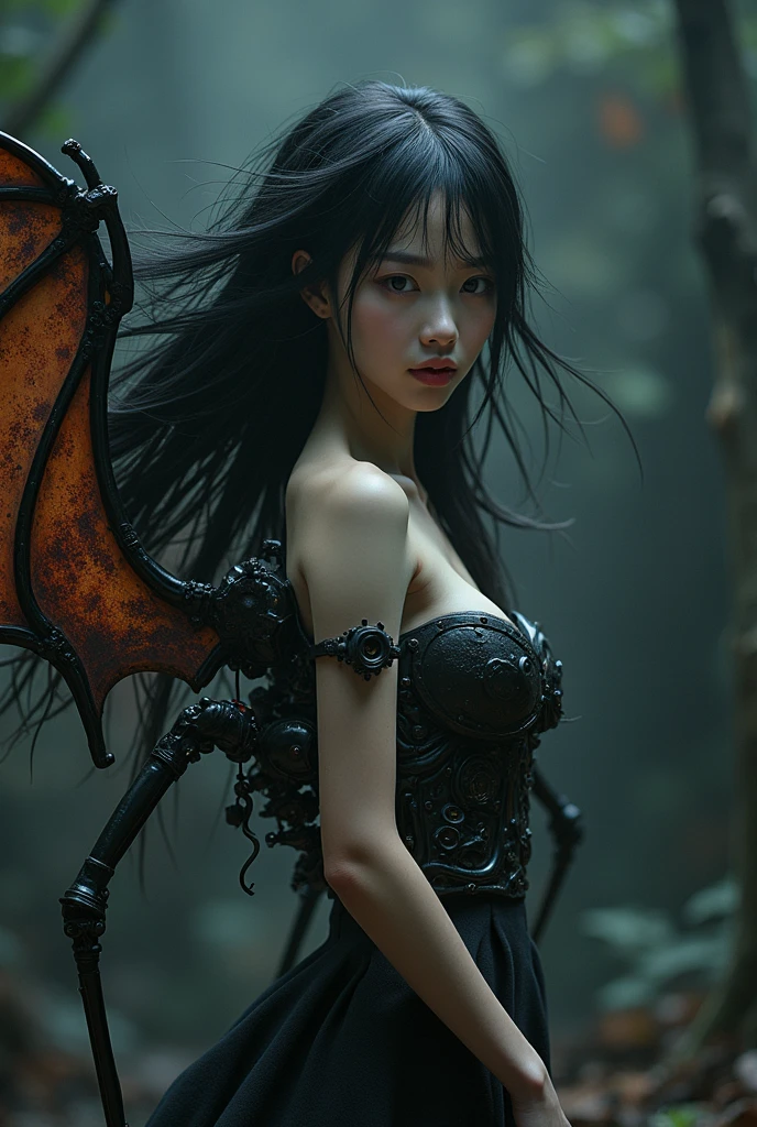 (The best illustrations)、realisitic、ultra-detailliert、The best lighting、Best Shadows、alluring succubus, ethereal beauty, perched on a cloud, (fantasy illustration:1.3), enchanting gaze, captivating pose, delicate wings, otherworldly charm, mystical sky, (Luis Royo:1.2), (Yoshitaka Amano:1.1), Dungeon and Dragon、caves、Dungeon、 A Necromancer、natta、Dark style、Succubus、Devil's Daughter、Bat Wings，(((Demon Hornlack-rimmed round glasses))))、(red eyes glowing:1.6)、​beautiful countenance、Tindall Effect、(High Detail Skins:1.2) absurderes、Ponytail distortion、jewely、Beautiful expression、Toned waist、Wide buttocks、Tindall Effectmasuter piece、top-quality、Highest Standards、Top image quality、masutepiece、intricate detailes、High resolution、Depth Field、natural soft light、profetional lighting、Great smile、(High Detail Skin: 1.2)、photorealistic anime girl render、Strong highlights of the eyes、Perfect Anatomy、crotch open、Shy、Spreading your legs、Panties are visible、Skirt flipping、Body shiny with oilerectile nipple))、8K resolution、intricate clothing、Intricate details, Sexy girl on white bed，Charming eyes，Heartwarming action，Open legs，Transparent silk pajamas ，barechested，Thick long hair，Highly detailed body，Highly detailed face