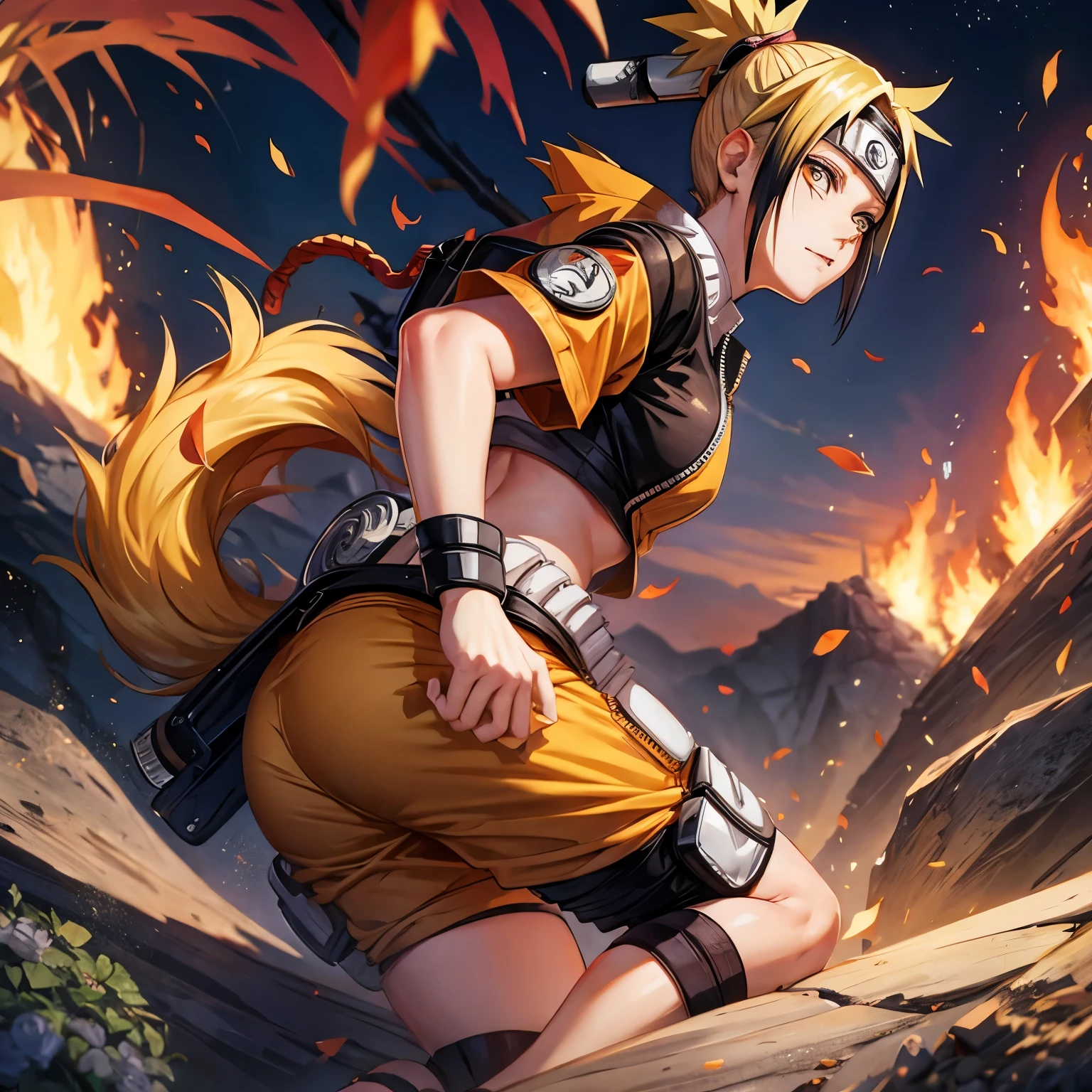Ino yamanaka (Naruto), Garota, gostosa, bunda grande, peito grande, cabelos loiros