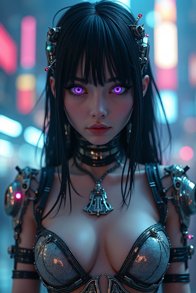 detailed background, laboratory, neon, masterpiece, best quality, (((lavender purple alien girl, fantasy concept art, cgstation trending, purple detailed bio-luminescent laboratory))) in spaceship, cyberpunk, light green skin, posing seductively, alien, closeup, latex, shiny skin, shimmers, masterpiece, best quality, dynamic pose, aesthetic, beautiful face, neon purple, sci-fi, best quality, super high res, sexy (((glowing eyes, purple hair, purple))), beautiful and realistic face, ultra realistic face, accurate ultra realistic face, ultra - realistic face, alien girl, tiny waist, ultrarealistic uhd faces, extremely realistic faces, beautiful highly symmetric face, hyper realistic face, photorealistic face