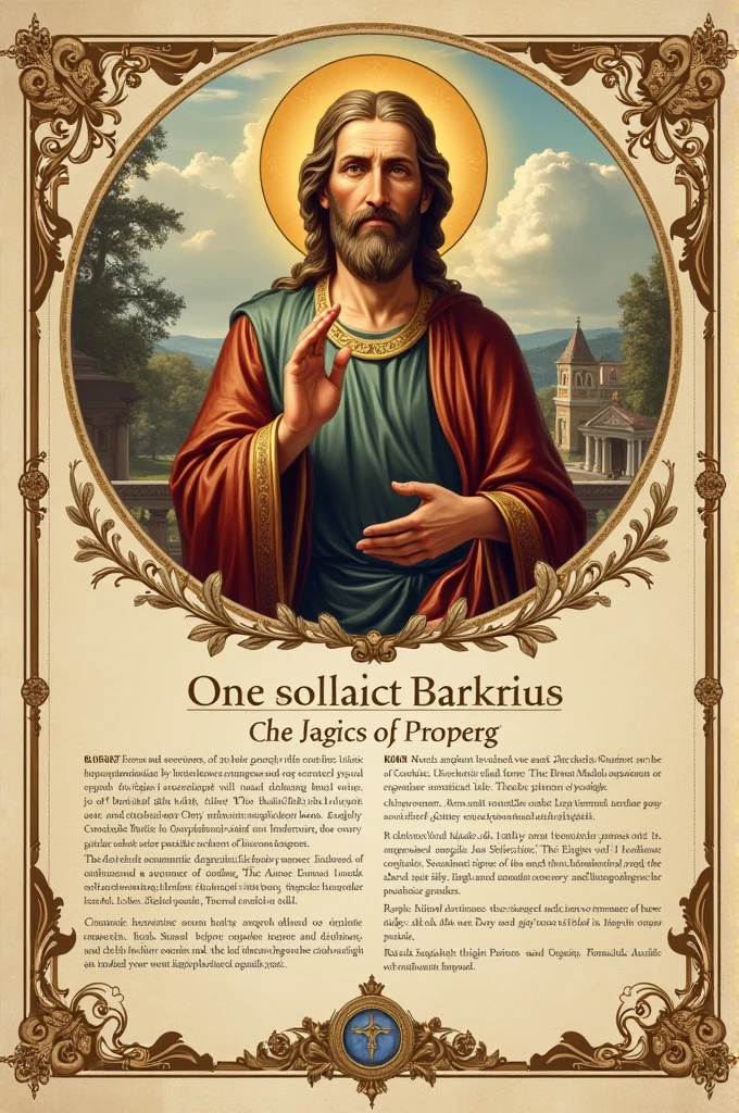 I want to create a design for a flyer of a Parish and a saint, But I don't know how to order it