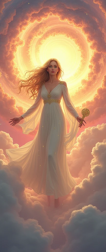 A drawing of Venus and Paradise from the story of the Divine Comedy