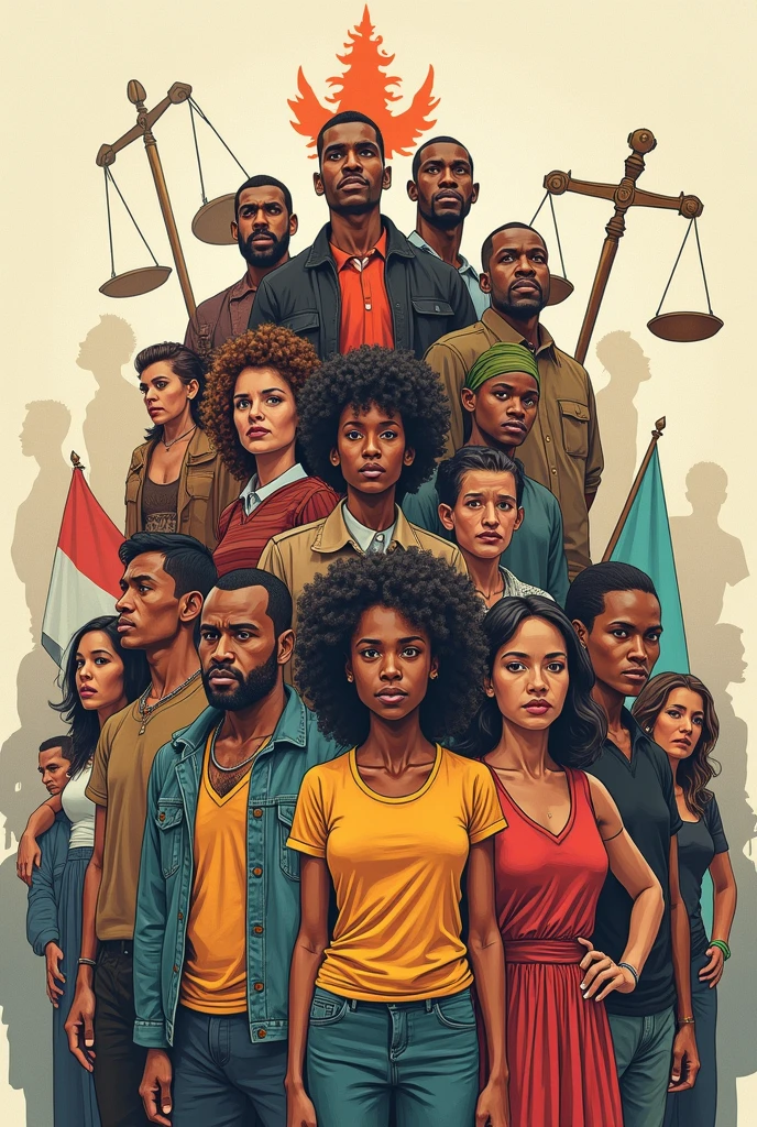 Make a drawing about human rights - SeaArt AI