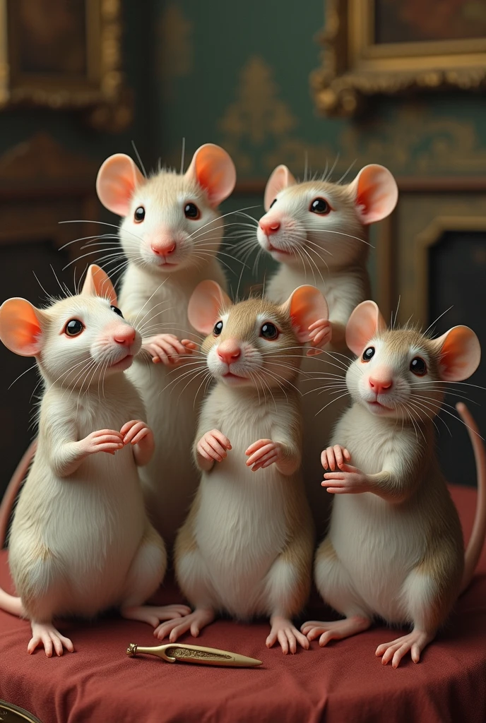 Fancy Rats Smart 5 Fancy Rats - SeaArt AI