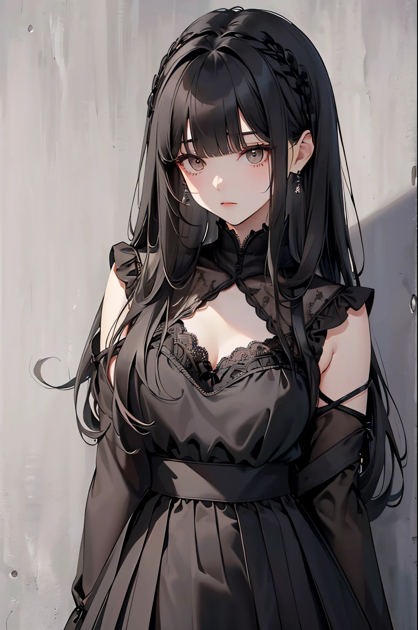 grey gradient background,
1girl, (4r4h),  looking at viewer, summer dress, 
(masterpiece, best quality, detailed), <lyco:Arah-v1:0.7>