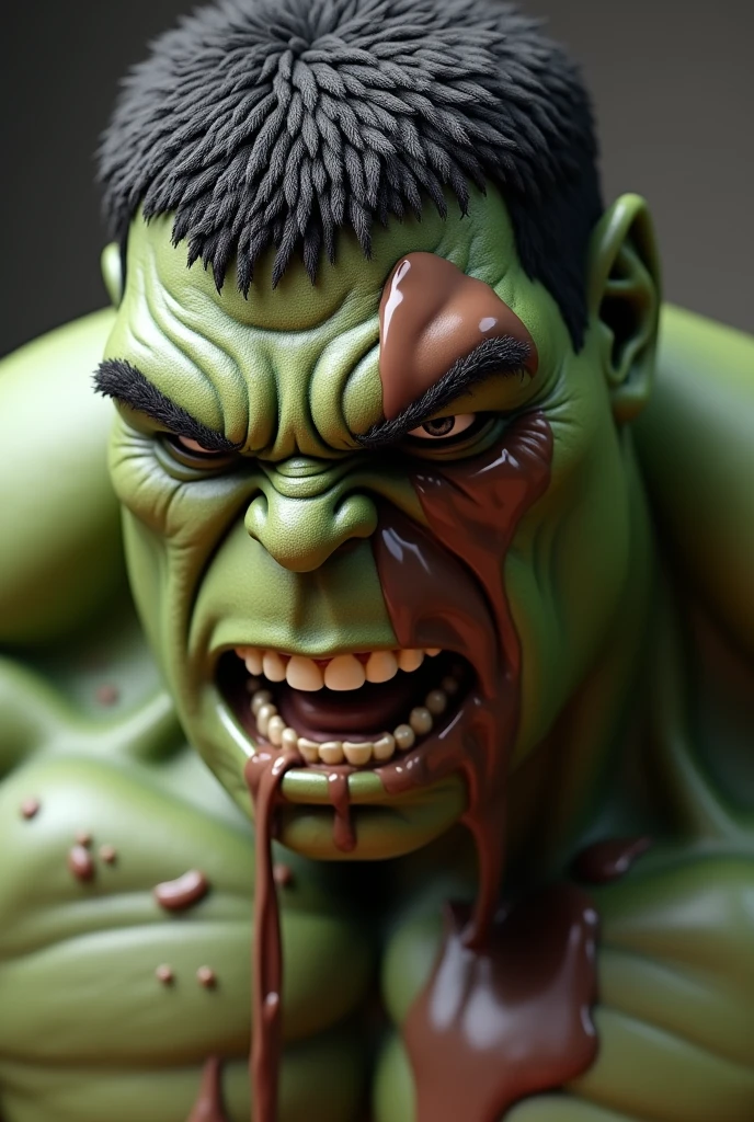 Shrek holding hulks chopped off head
Gory, Disgusting, Devastating