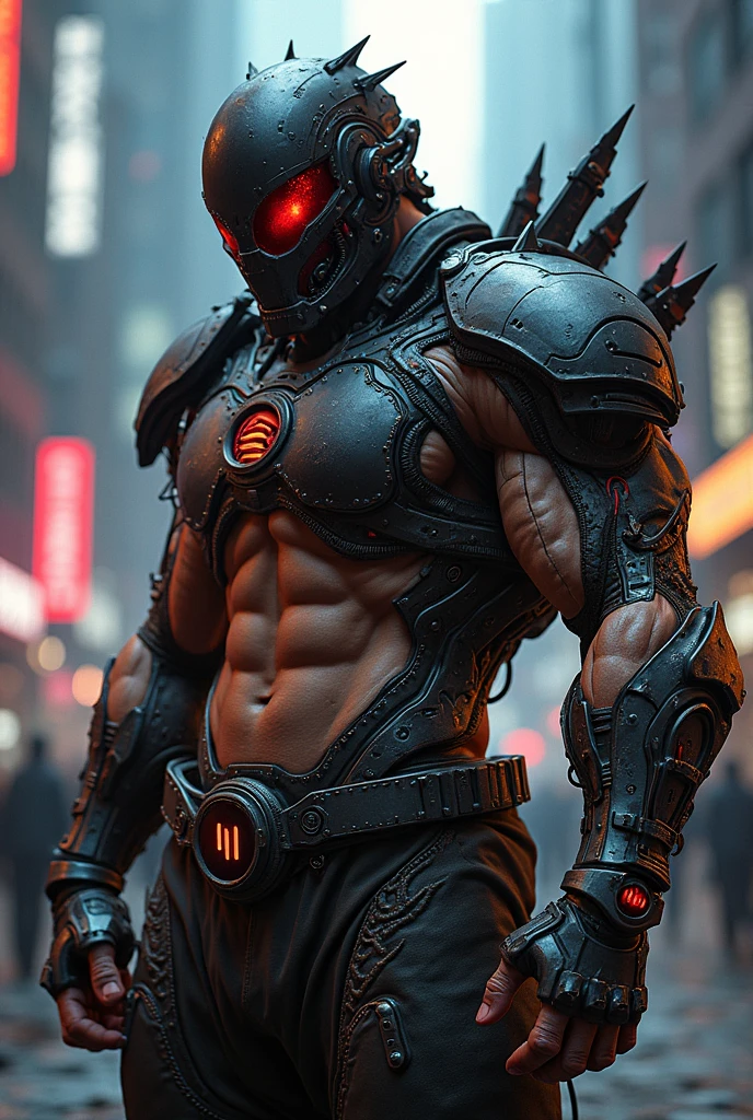 male, dragon, (muscular, full nude, only Glowing cyberpunk future helmet, only fundoshi, covered semen,) realistic, human skinned, spread legs