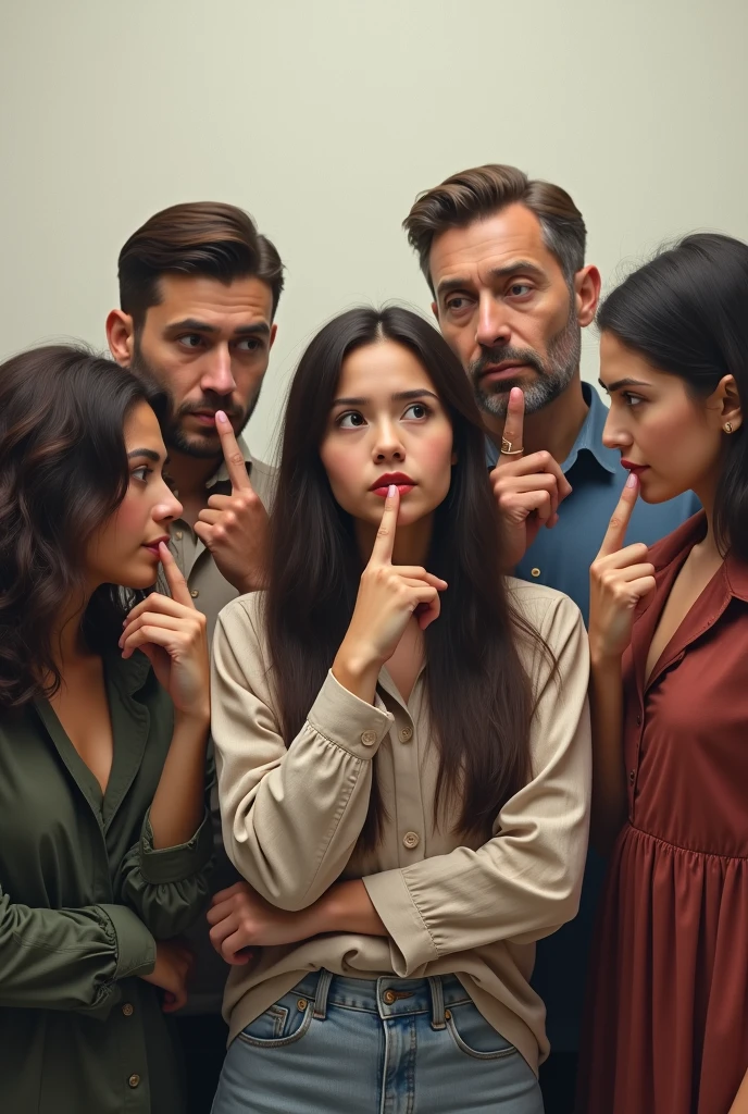 "Grupo de amigos trabajando (((obra maestra)))