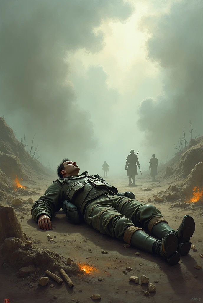 Death after a war