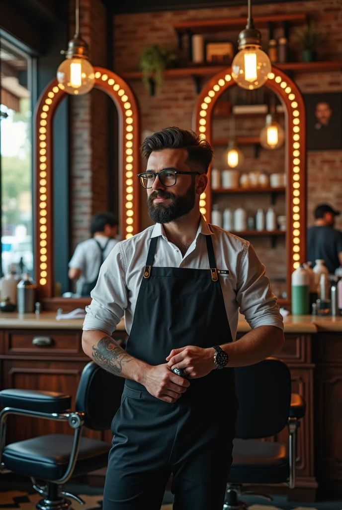 Gumun'Barbershop with vape logo