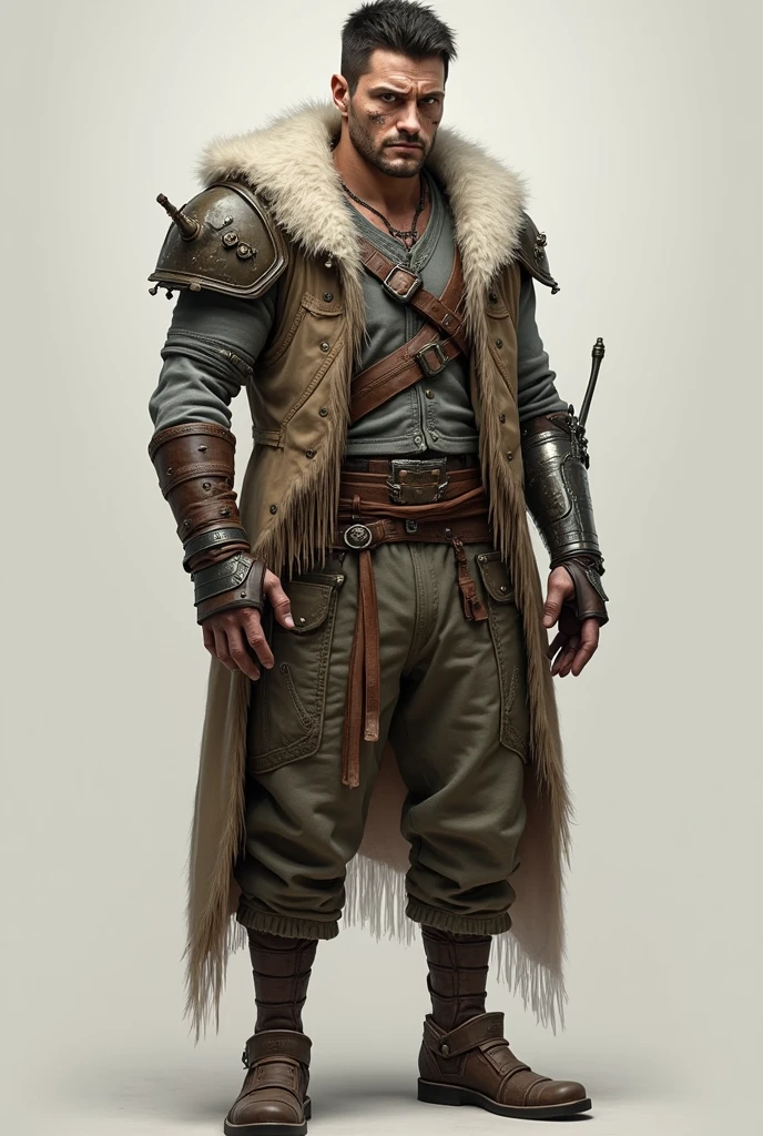 dieselpunkai, Jack Gleeson as Joffrey Baratheon, adult, yellow dieselpunk armor, dieselpunk boots, standing, in a dieselpunk desert, (1man), (solo), (full body view), beautiful detailed glow, detailed, cinematic light, intricate detail, realistic, highres, detailed facial features, high detail, sharp focus, smooth, aesthetic, extremely detailed, stamp, octane render