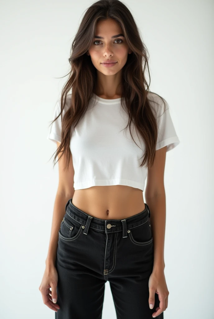 a close up of a woman in a short skirt and t-shirt, daisy dukes, sexy girl wearing shorts, wearing shorts and t-shirt, hot pants, skin tanned, t-shirt and shorts, hot pants, wearing simple, tight-fitting clothes, dressed in top and shorts, In shorts, wet tshirt, dressed in a white t-shirt, wearing tight shirt