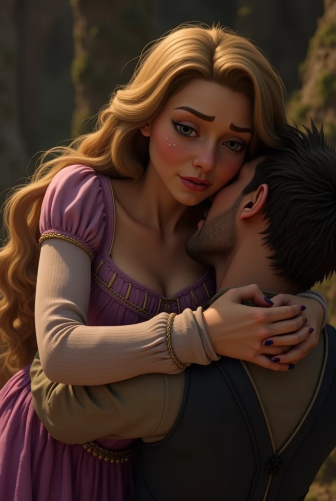 Ariel and Rapunzel, oral rape
