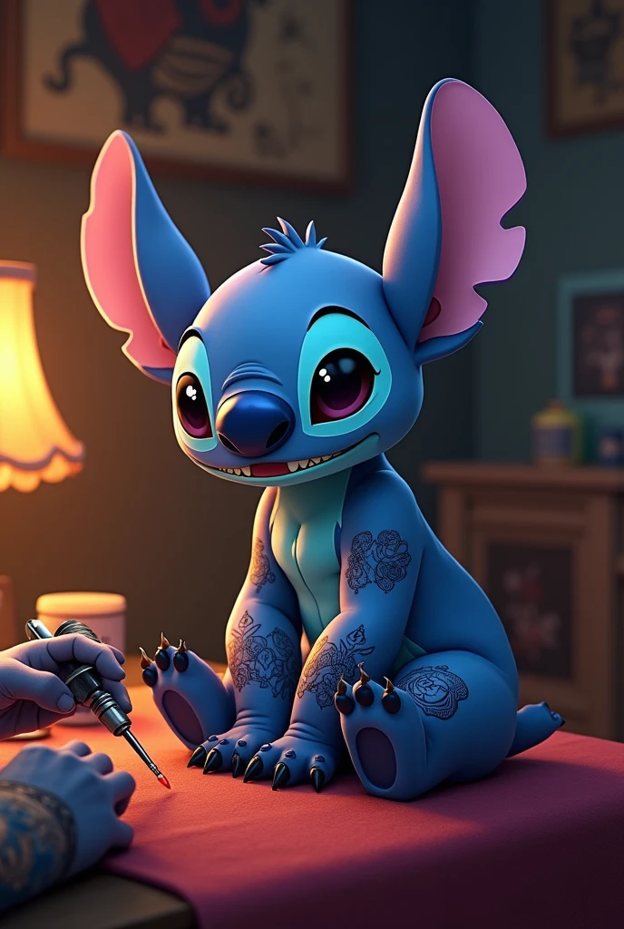 Stitch、Official Art、anime、fat、semen、Big cock、Cute、Small height